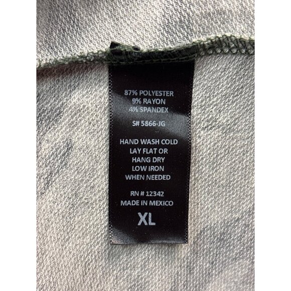 Coin 1804 Los Angeles Camouflage Short Sleeve Top XL - Picture 4 of 6